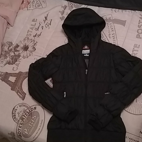 columbia omni heat hooded jacket